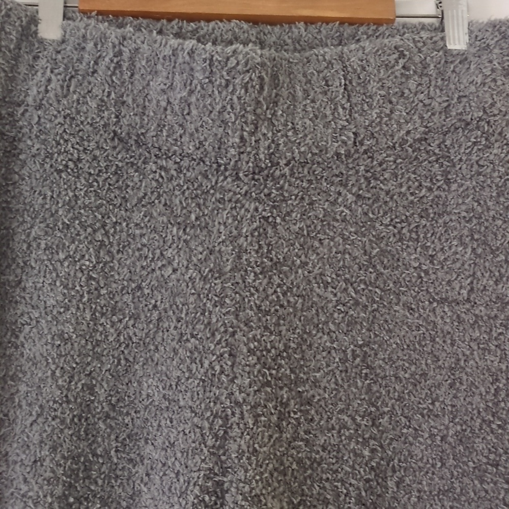 SKIMS Cozy Cabin Knit Wide Leg Athleasure Comfy Launge Gray Women's Pants L/XL - Picture 6 of 9